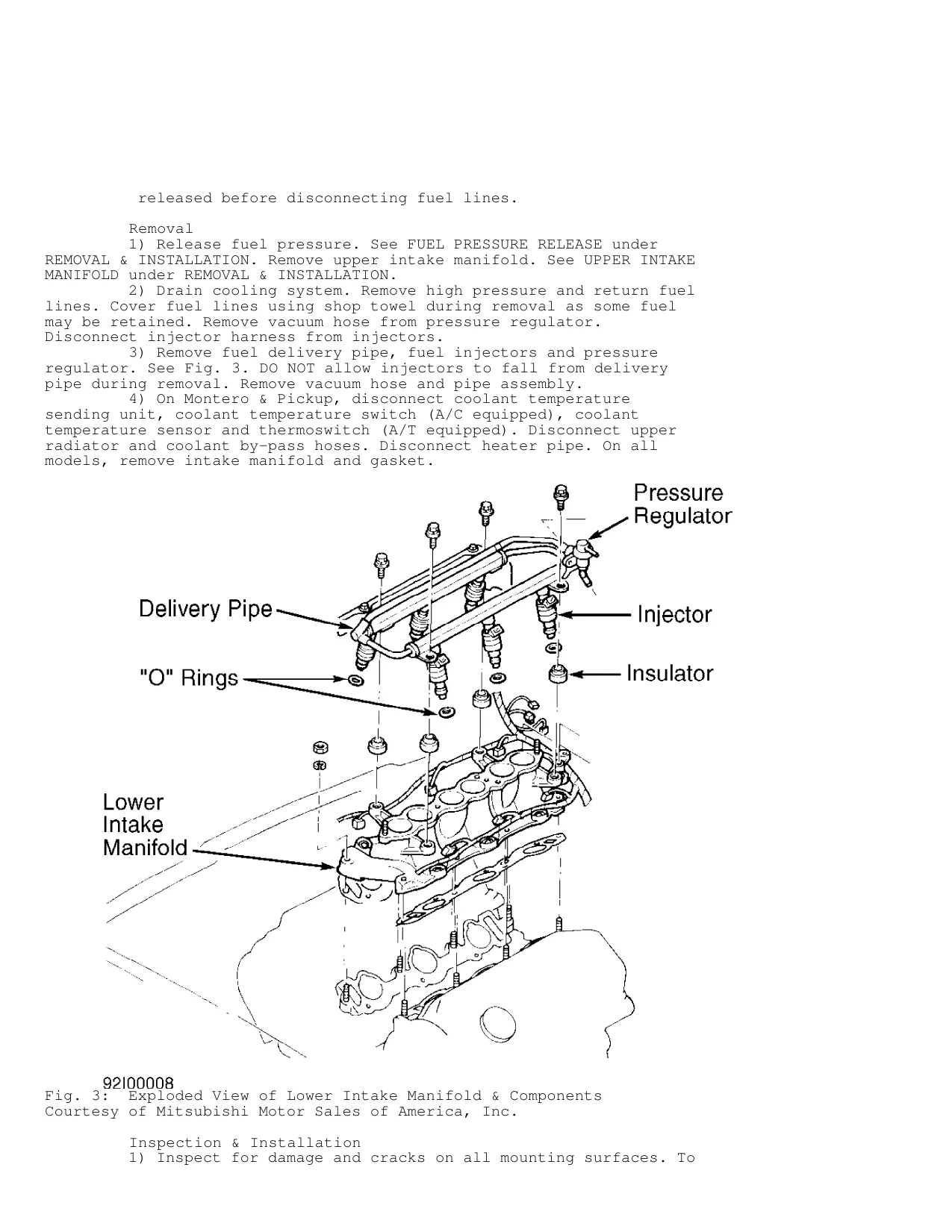 1996-1999 Mitsubishi Montero repair manual Preview image 5
