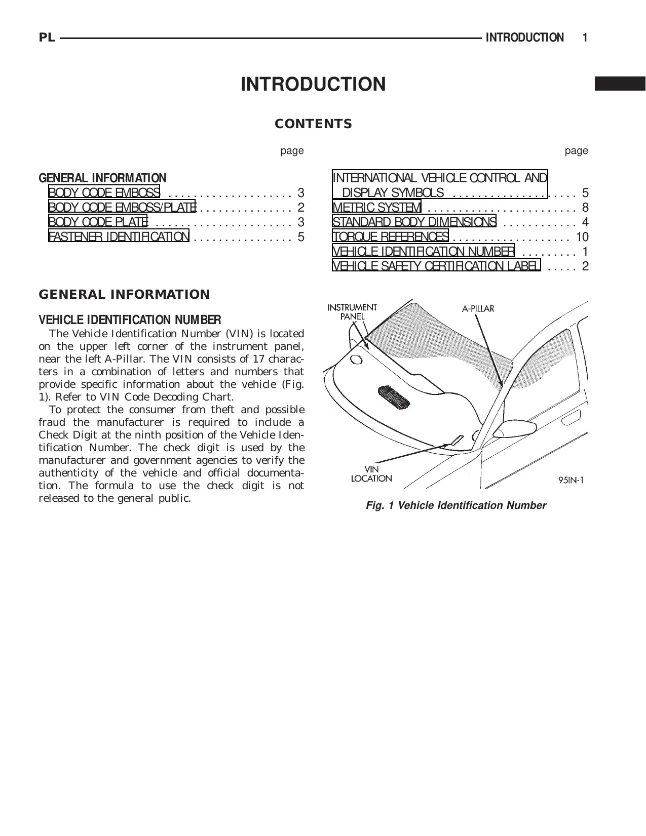 1995-1999 Dodge Neon shop manual Preview image 2