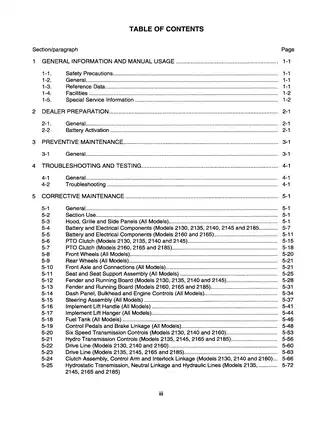 Cub Cadet Series 2000 Tractors Service Manual - Comprehensive Guide for Optimal Maintenance Preview image 5