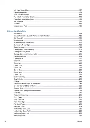 HP Designjet T1770 & T1200 Printer Series Service Manual (2009) Preview image 4