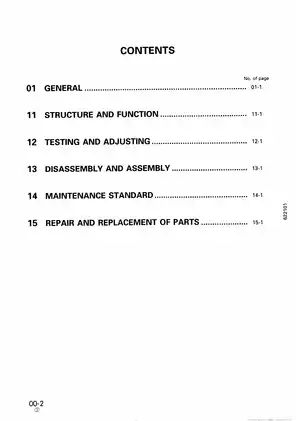 Komatsu 108-1 series, 6D108-1, S6D108-1, SA6D108-1 diesel engine shop manual Preview image 2