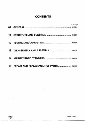 Komatsu 125-1, 6D125-1, S6D125, SA6D125 diesel engine shop manual Preview image 2