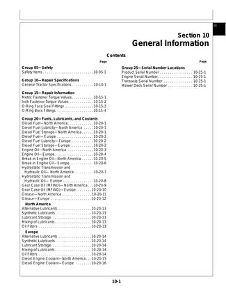 John Deere 655, 755, 855, 955 Compact Utility Tractors Technical Manual Preview image 5