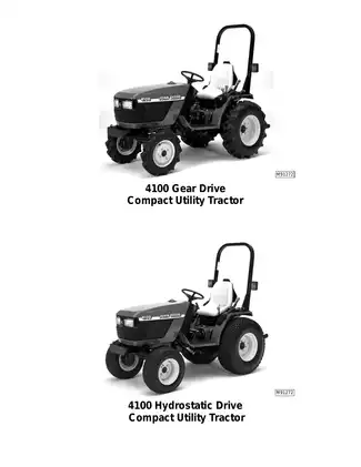 John Deere 4100 Utility Tractor technical manual Preview image 2