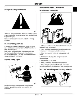 John Deere 4000 Series Compact Utility Tractors Technical Manual (4510, 4610, 4710) Preview image 5