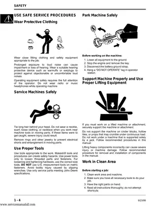 John Deere 3TNA72 Diesel Engine Service Manual Preview image 5