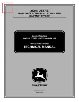 John Deere GX Series GX255/GX325/GX335 Garden Tractor Technical Manual (P/N TM1973) – preview page 1