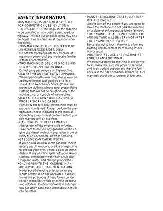 Yamaha YZ250F Complete Digital Repair Manual (USA, CDN, AUS, NZ) Preview image 4