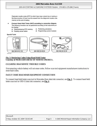 1998-2004 Mercedes SLK repair manual Preview image 5