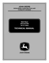 2003 John Deere 240 & 250 Skid Steer Loader Technical Manual (P/N TM1747) – preview page 1