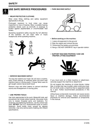 John Deere 4475, 5575, 6675, 7775 skid steer loader technical repair manual Preview image 5