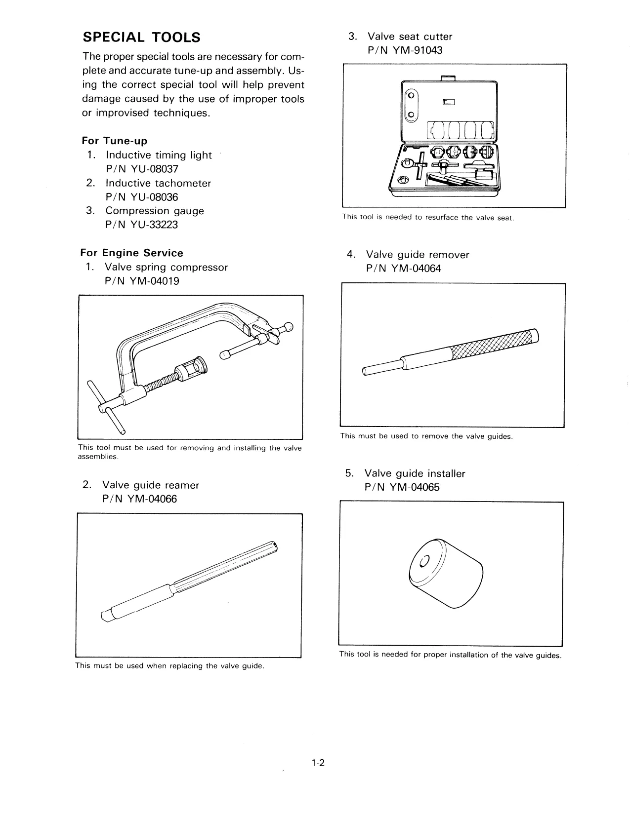 Yamaha YFM200 Service Manual - Comprehensive Repair and Maintenance Guide Preview image 4