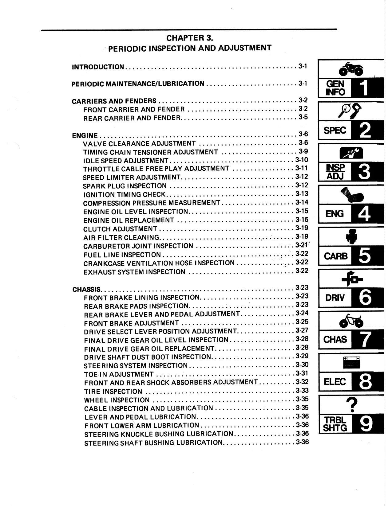 Yamaha YFM250W Complete Service Manual (Year Range Unknown) Preview image 3