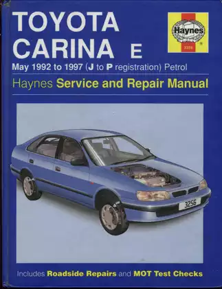 1992-1997 Toyota Carina E service manual Preview image 1