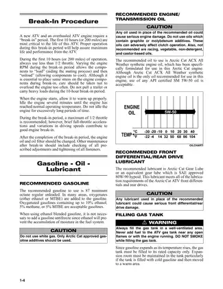 2011 Arctic Cat 350, 425 ATV repair manual Preview image 5