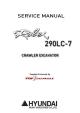 2002–2007 Hyundai R290LC-7 / 290LC-7 Crawler Excavator Service Manual (P/N C4077-90960) – preview page 1