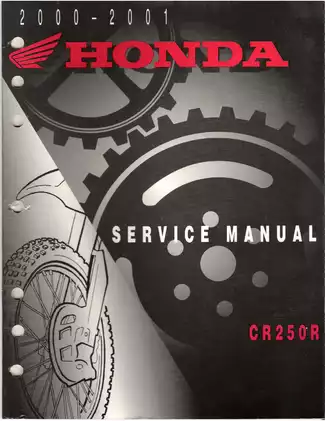 Honda CR250R Motorcycle Service Manual (1999-2000): Comprehensive Repair Guide