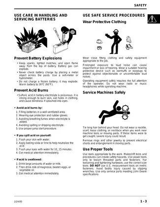 John Deere S2048, S2348, S2554 Scotts yard and garden tractor technical repair manual Preview image 4