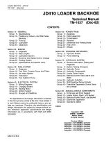 John Deere  410 Backhoe Loader Technical Manual 1982 (P/N TM-1037) – preview page 3