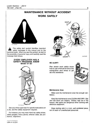 John Deere 410 backhoe loader technical manual  Preview image 5