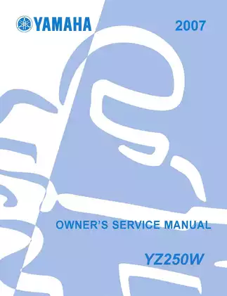 Yamaha YZ250 Service Manual for 1990-2021 Models - Complete Guide