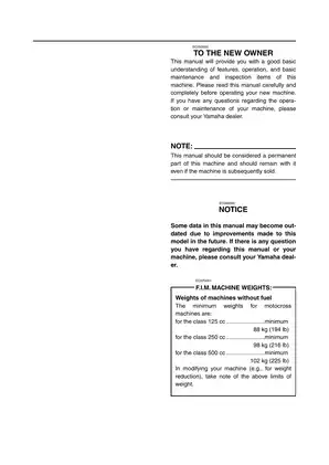 Yamaha YZ250 Service Manual for 1990-2021 Models - Complete Guide Preview image 5