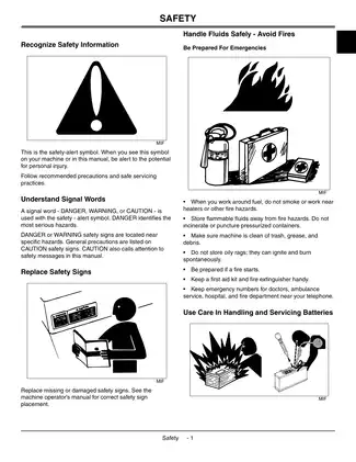 John Deere X495, X595 garden tractor technical manual Preview image 5