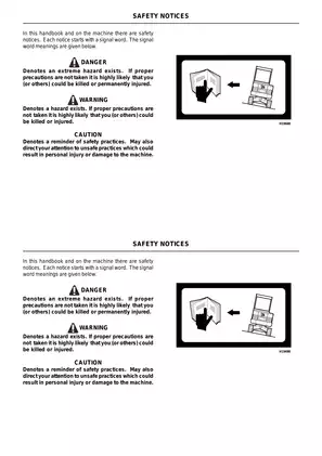 JCB Mini Excavator Operator Handbook - Model 8013/8015/8017/8018 Preview image 3
