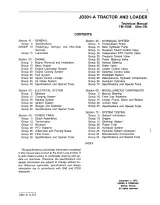1973–1979 John Deere JD301-A Tractor and Loader Technical Manual (P/N TM-1088) – preview page 2