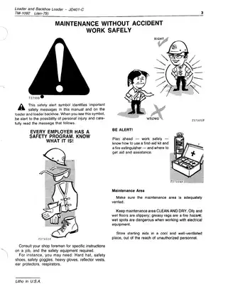 John Deere JD401-C Loader and Backhoe Technical Manual TM-1092 Preview image 5