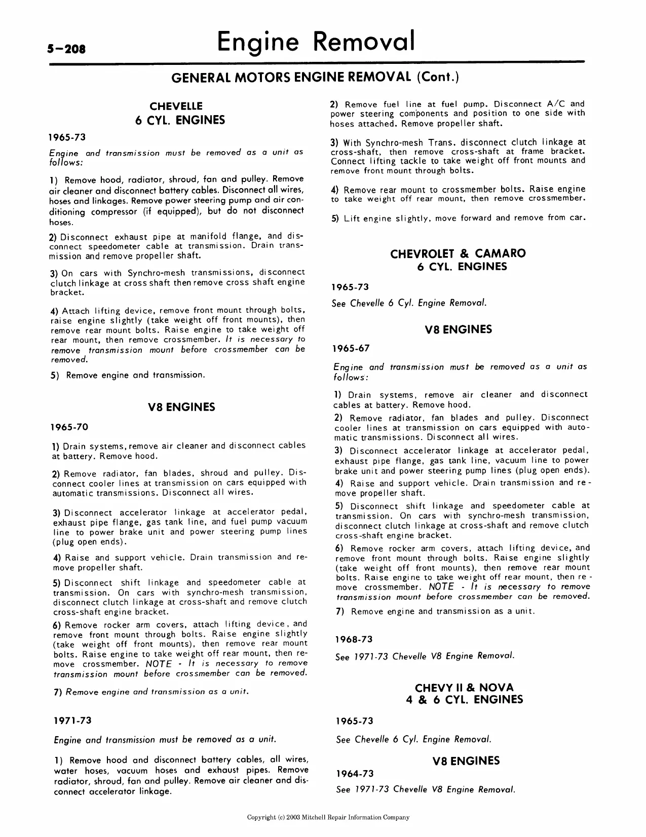 1968-1985 Chevrolet Impala Caprice shop manual Preview image 5