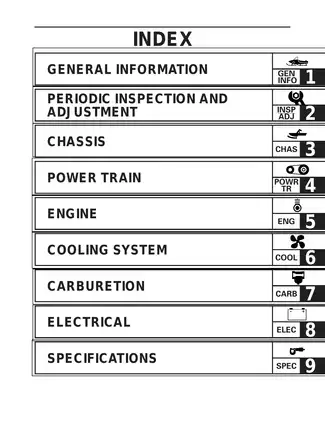 2000-2002 Yamaha SRX700, SRX700D, SRX700SD snowmobile service manual Preview image 4