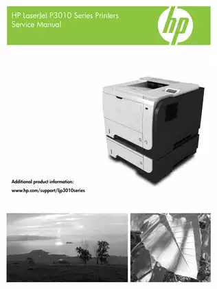 HP LaserJet P3010 Series Printers Service Manual | Digital Download