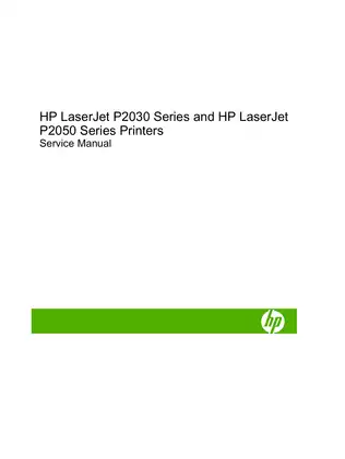 HP LaserJet P2055 P2035 service manual Preview image 3