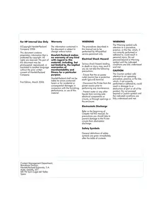 HP Designjet 9000s Series Printer Service Manual - Comprehensive Guide for Professionals Preview image 2