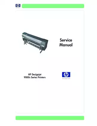 HP Designjet 9000s Series Printer Service Manual - Comprehensive Guide for Professionals Preview image 3