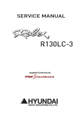Hyundai Robex 130LC-3 & 130LCM-3 1995–1998 Factory Service Manual OEM – preview page 1