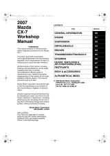 2007 Mazda CX-7 Workshop Manual FSM (P/N 9999-95-034B-07) – preview page 1
