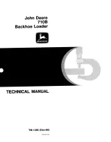 1986 John Deere 710B Backhoe Loader Technical Manual (P/N TM-1286) – preview page 1