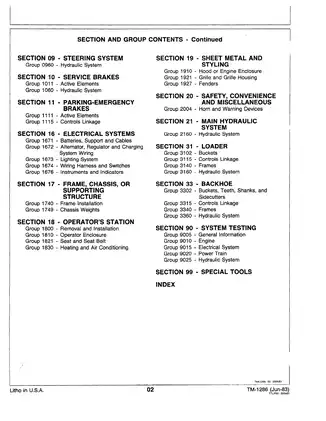 John Deere 710B backhoe loader technical manual  Preview image 4