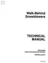 1981 John Deere 526, 726, 732, 826, 832, and 1032 Snow Blower Service Manual (P/N TM1234) – preview page 1