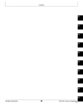 John Deere TRS21, TRS21E, TRS22, TRS24, TRS26, TRS27, TRS32, TRX24, TRX26 Walk-Behind Snowthrower, Snowblower technical manual Preview image 5