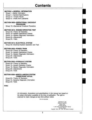 John Deere 210 C, 310 C, 315 C backhoe loader technical manual  Preview image 3