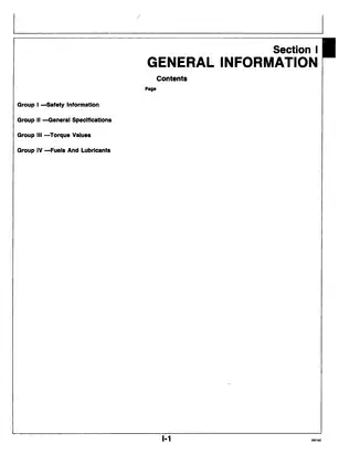John Deere 210C, 310C, 315C Backhoe Loader Technical Manual PDF Preview image 5