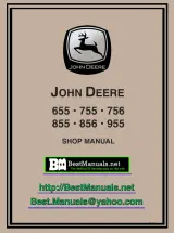John Deere 655 / 755 / 855 / 955 / 756 / 856 Tractor Shop Manual (TM1360) – preview page 1