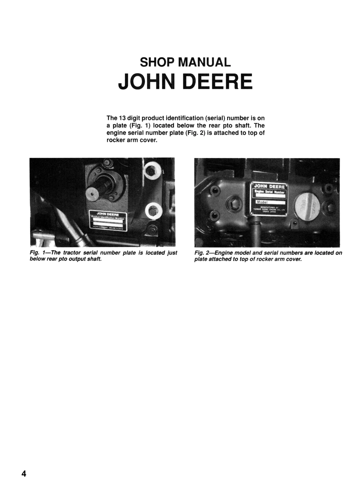 John Deere 655, 755, 855, 955, 756, 856 lawn tractor shop manual Preview image 4