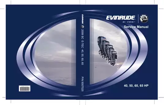 2008 Evinrude E-TEC 40, 50, 65 hp outboard motor service manual