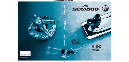 2005 Sea-Doo 4-TEC Vehicle Shop Manual