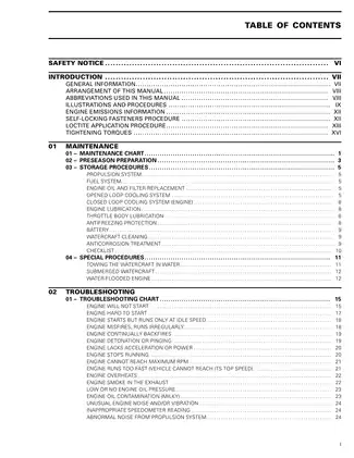 2005 Sea-Doo 4-TEC Vehicle Shop Manual Preview image 4