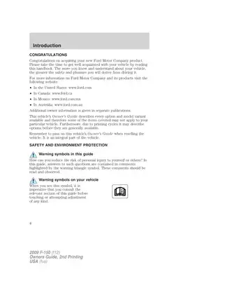 2009-2010 Ford F 150 service manual Preview image 4